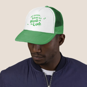 Gorra De Camionero Verde gráfico de huesos secos