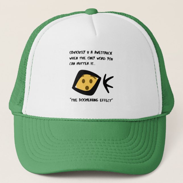 Gorra De Camionero Verde - Humor Bommer (Anverso)
