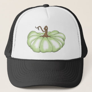 Gorra De Camionero verde llano de calabaza