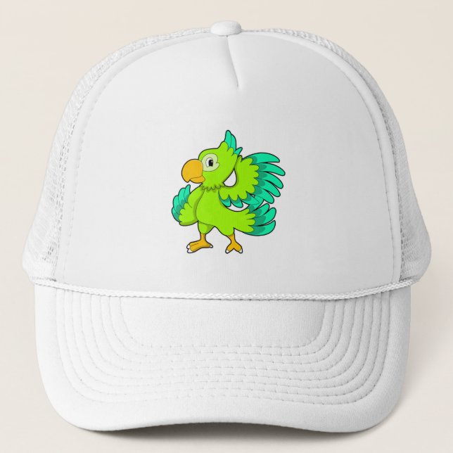 Gorra De Camionero Verde loro (Anverso)