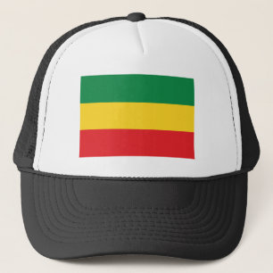 Gorra De Camionero Verde, oro (amarillo) y bandera de los colores