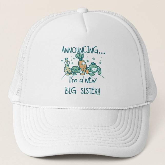 Gorra De Camionero Verduras divertidas Nueva Gran Hermana (Anverso)