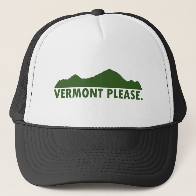Gorra De Camionero Vermont Please (Anverso)