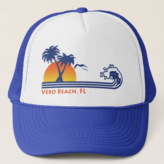 Gorra De Camionero Vero Beach Florida (Anverso)