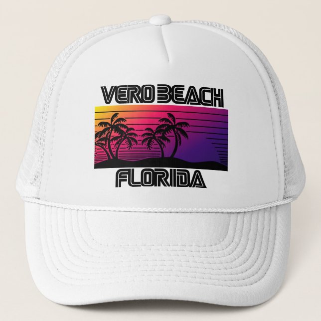 Gorra De Camionero Vero Beach Florida (Anverso)
