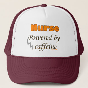 Gorra De Camionero Verpleegkundige Powered by caffeine