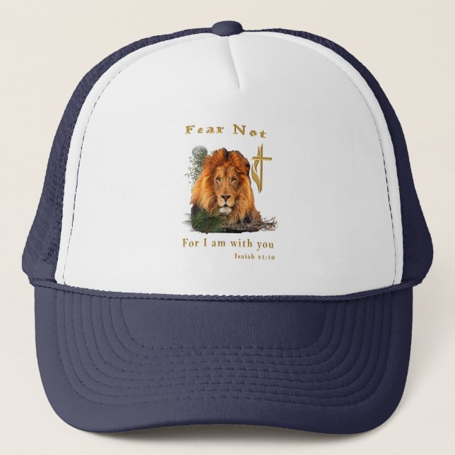 Gorra De Camionero versículo bíblico (Anverso)