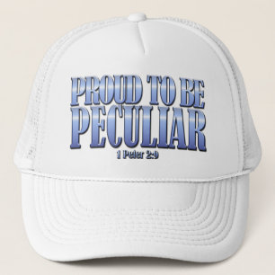 Gorra De Camionero Verso de la Biblia: 1er Pedro 2:9 Orgulloso de ser