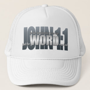 Gorra De Camionero Verso de la Biblia: Juan 1:1