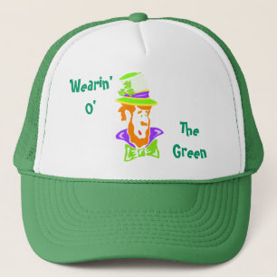 Gorra De Camionero Vestido O' The Green Leprechaun St. Patty's Cap