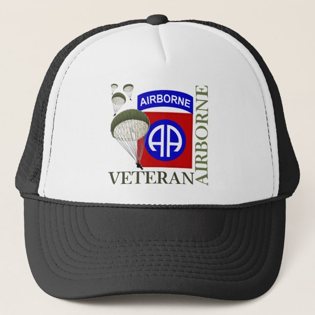 Gorra De Camionero Veterano 82.o aerotransportado (Anverso)