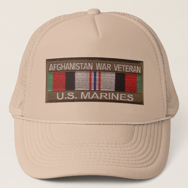 Gorra De Camionero veterano de Afganistán (Anverso)