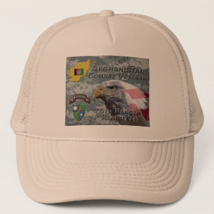 Gorra De Camionero Veterano de combate afgano Regimiento de 75°