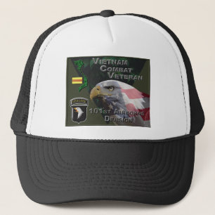 Gorra De Camionero Veterano de combate Vietnam, 101º en el aire