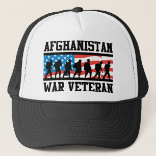 Gorra De Camionero Veterano de guerra de Afganistán