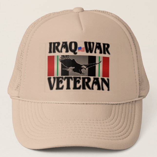 GORRA DE CAMIONERO VETERANO DE GUERRA DE IRAQ (Anverso)