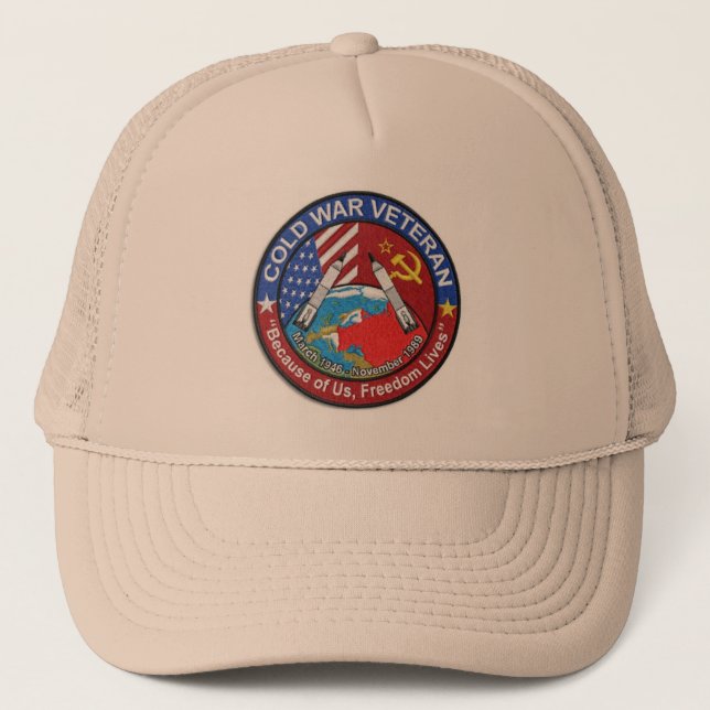 Gorra De Camionero Veterano de guerra fría (Anverso)
