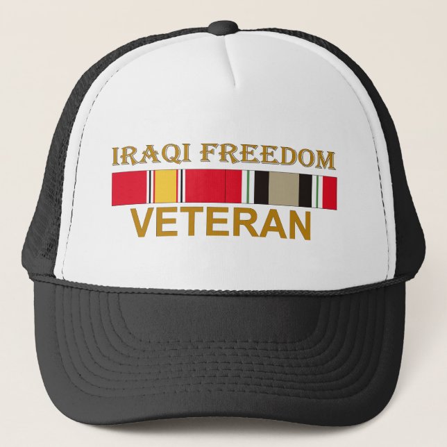 Gorra De Camionero Veterano de la Libertad Iraquí (Anverso)