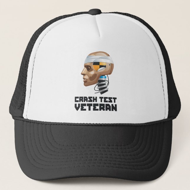 Gorra De Camionero Veterano de la prueba del desplome (Anverso)