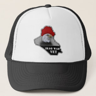 Gorra De Camionero Veterano de los militares de la guerra de Iraq