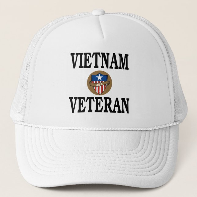 Gorra De Camionero Veterano de Vietnam (Anverso)