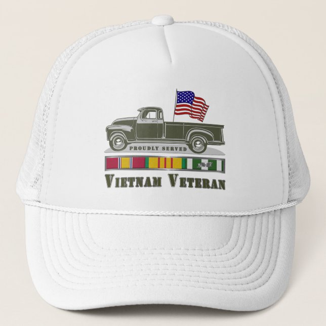 Gorra De Camionero Veterano de Vietnam (Anverso)