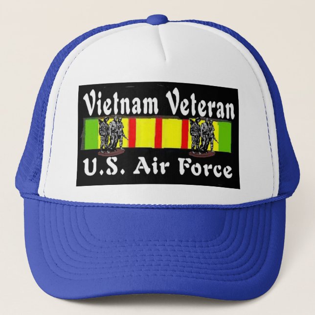 GORRA DE CAMIONERO VETERANO DE VIETNAM DE LA FUERZA AÉREA (Anverso)