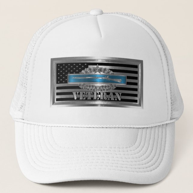 Gorra De Camionero Veterano del CIB con Estrella de Combate (Anverso)