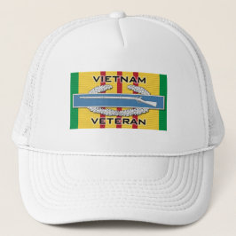 Gorra De Camionero Veterano del CIB Vietnam