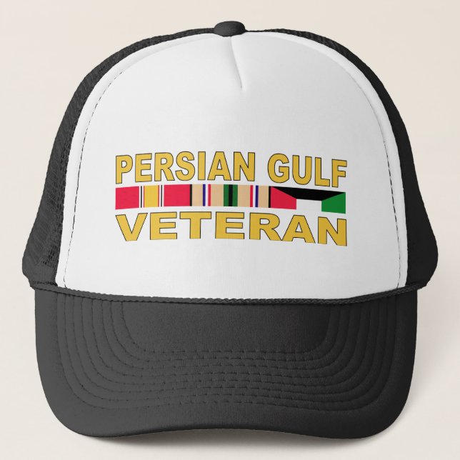 Gorra De Camionero Veterano del Golfo Pérsico (Anverso)