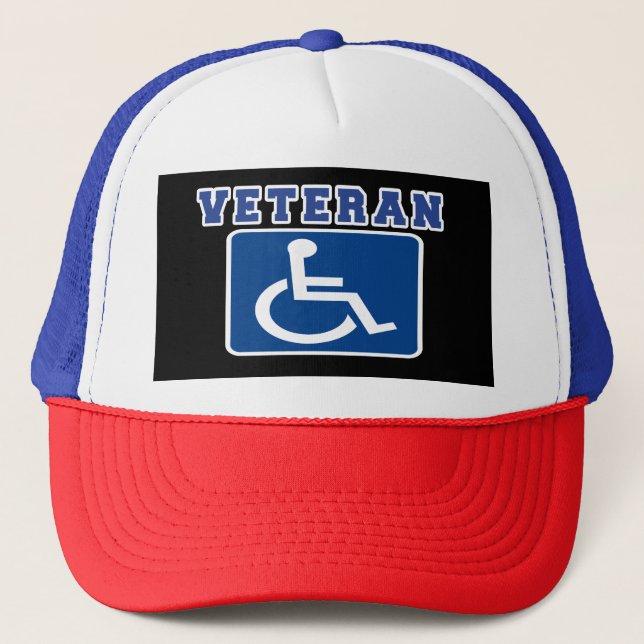 Gorra De Camionero Veterano discapacitado (Anverso)
