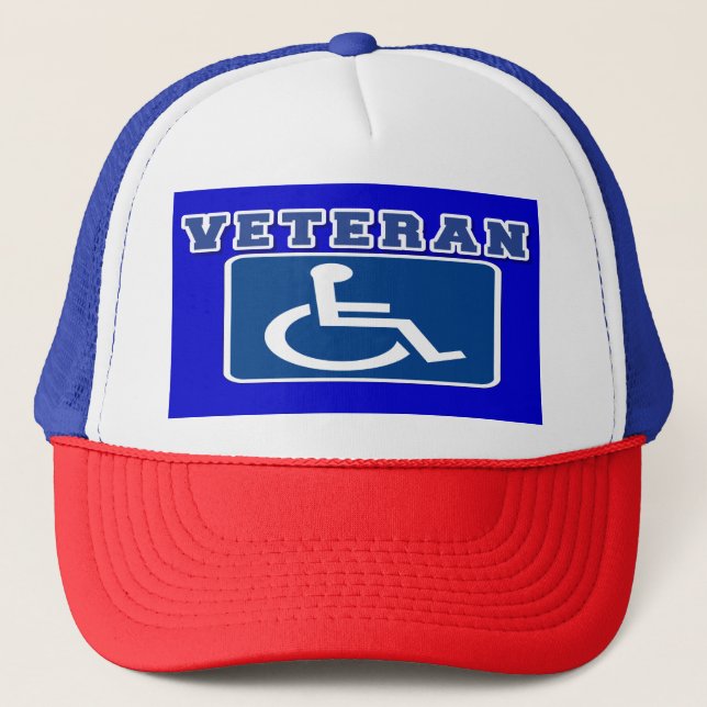 Gorra De Camionero Veterano discapacitado (Anverso)