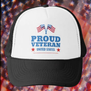 Gorra De Camionero Veterano orgulloso de Estados Unidos