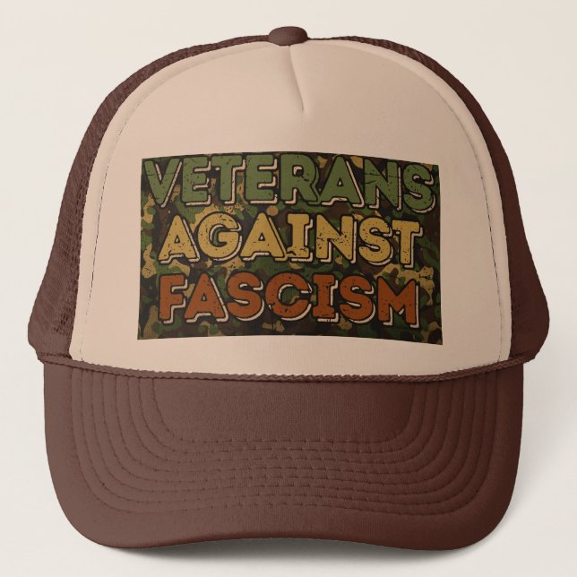 Gorra De Camionero Veteranos Contra el Fascismo (Anverso)