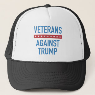 Gorra De Camionero Veteranos contra Trump