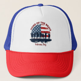 Gorra De Camionero Veterans Day Patriotic Tee