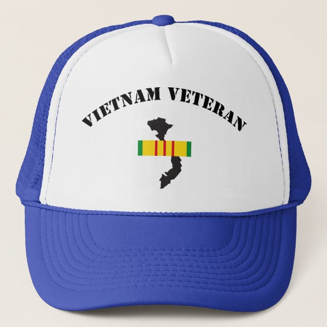 Gorra De Camionero Veterinario de Vietnam (Anverso)