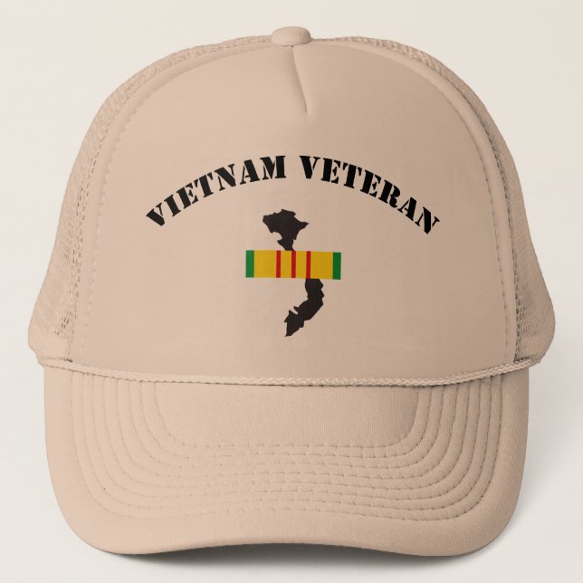 Gorra De Camionero Veterinario de Vietnam (Anverso)