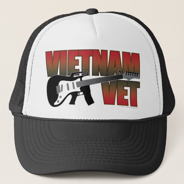 Gorra De Camionero Veterinario de Vietnam (Anverso)