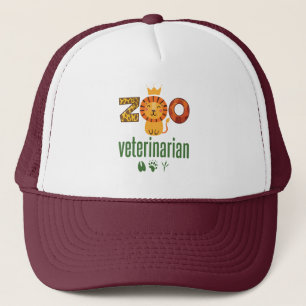Gorra De Camionero Veterinario de zoológico veterinario de animales g
