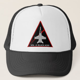 Gorra De Camionero VFA - 41 combates de escuadrón negro 3