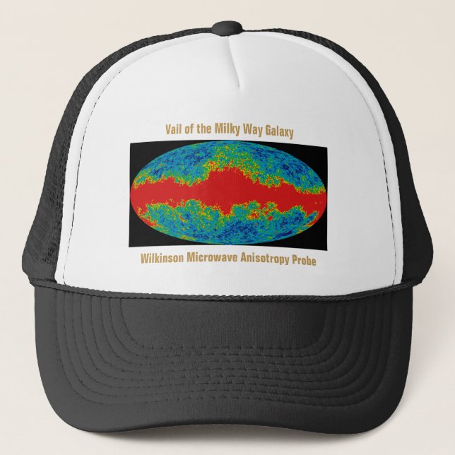 Gorra De Camionero Vía Láctea Velo De Galaxia Sobre Universo WMAP (Anverso)