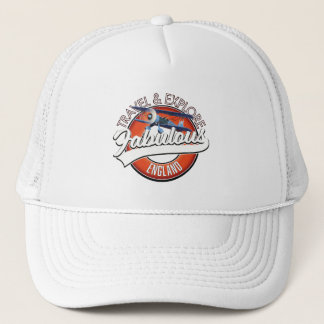Gorra De Camionero Viajar para explorar el fabuloso logo de Inglaterr