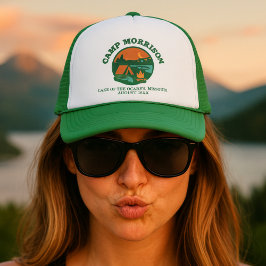 Gorra De Camionero Viaje al lago de soltera en campamento personaliza