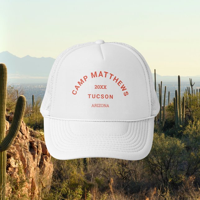 Gorra De Camionero Viaje de camping para familias de Escudos Naranjas (Subido por el creador)