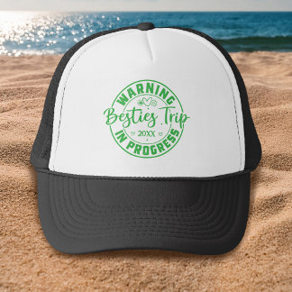 Gorra De Camionero Viaje de las bestias de advertencia en curso