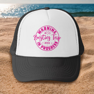 Gorra De Camionero Viaje de las bestias de advertencia en curso