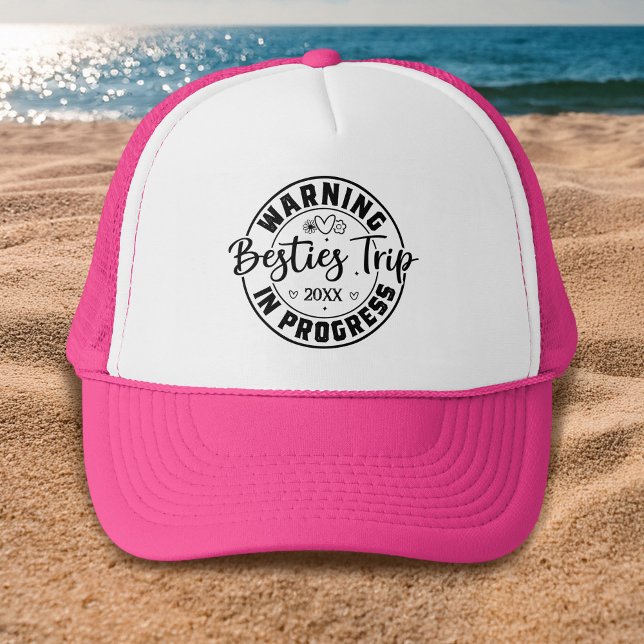 Gorra De Camionero Viaje de las bestias de advertencia en curso (Subido por el creador)