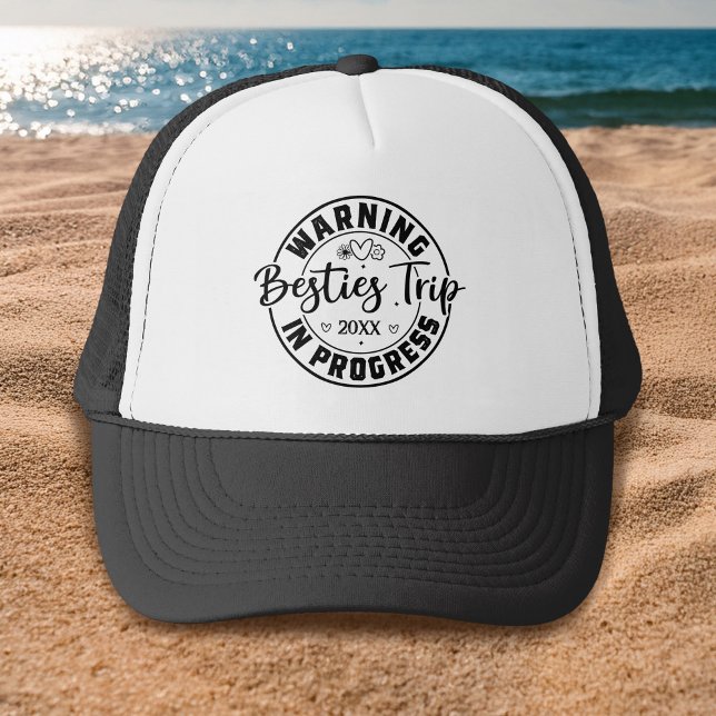 Gorra De Camionero Viaje de las bestias de advertencia en curso (Subido por el creador)