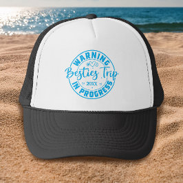 Gorra De Camionero Viaje de las bestias de advertencia en curso